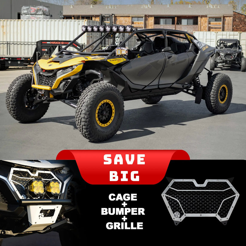 Can-Am Maverick R Cage Works Package