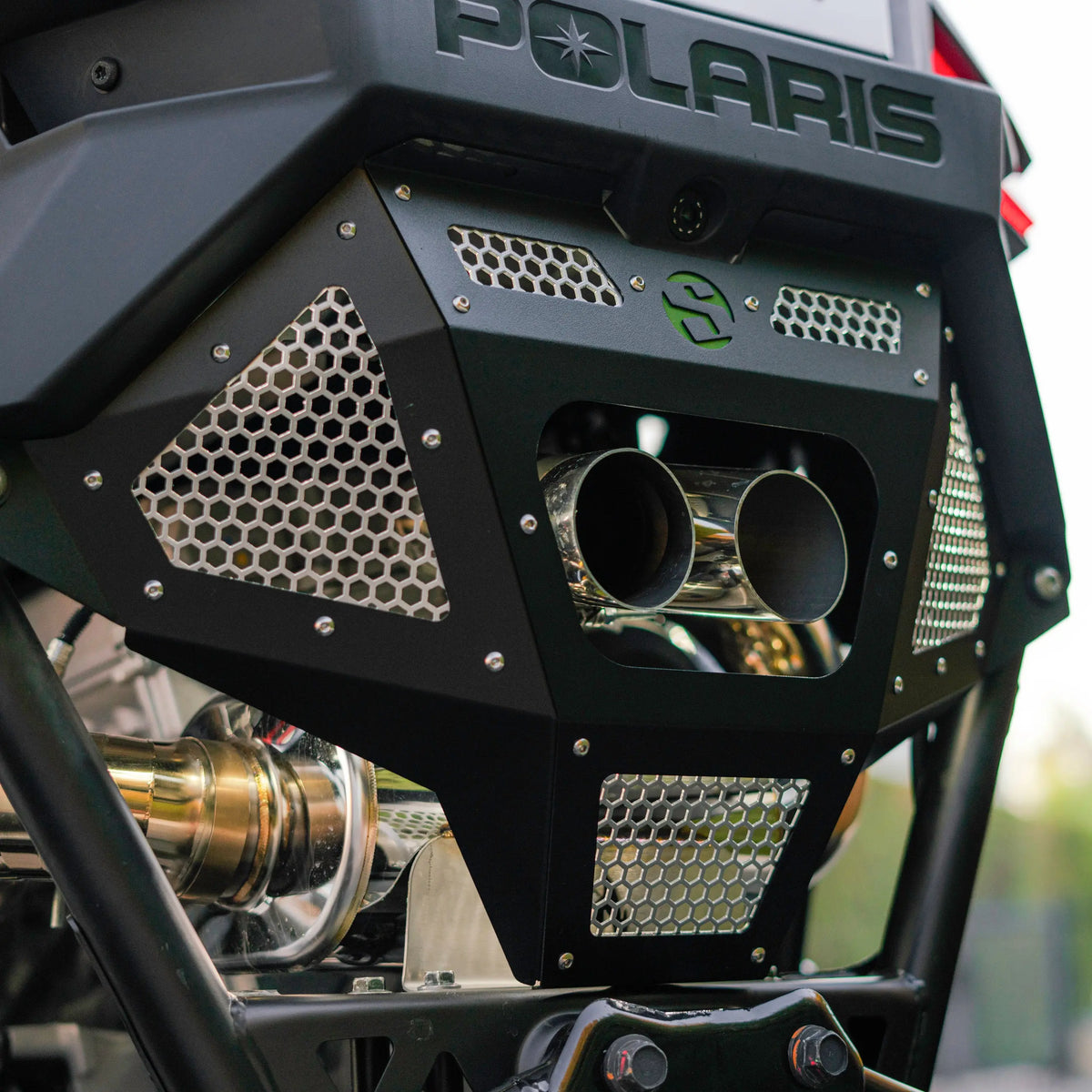 Polaris RZR Pro R Rear Exhaust Grille Cover